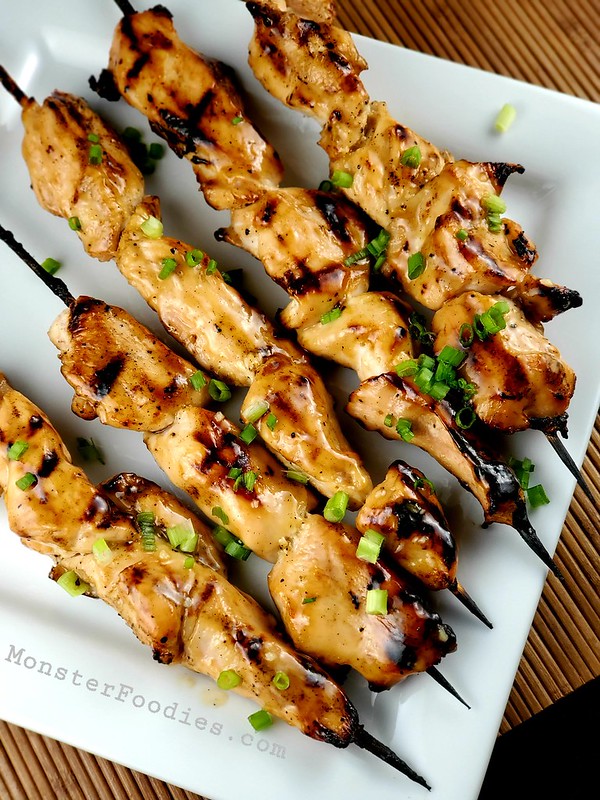 Honey Mustard Chicken Skewers