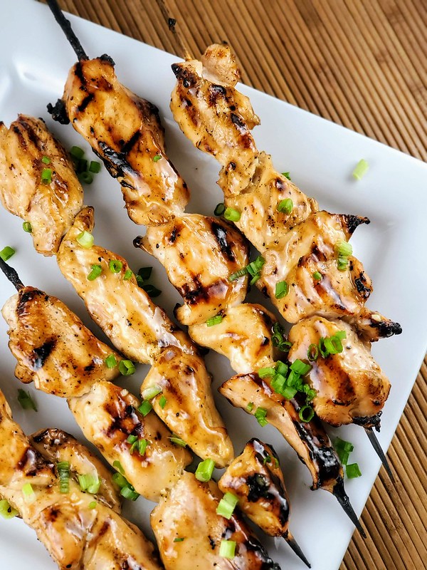 Honey Mustard Chicken Skewers