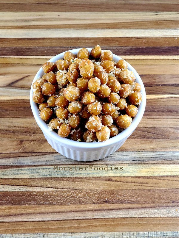 Roasted Garlic Parmesan Chickpeas