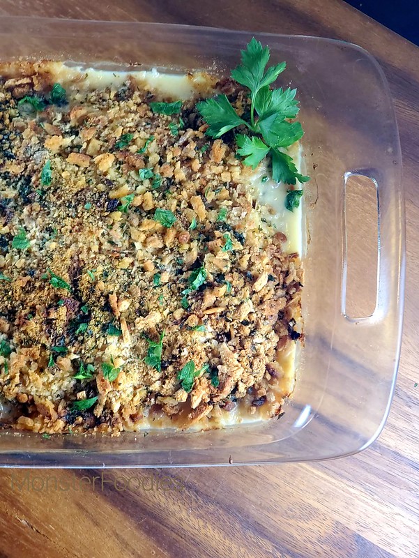 Pepper Jack Chicken and Stuffing Casserole