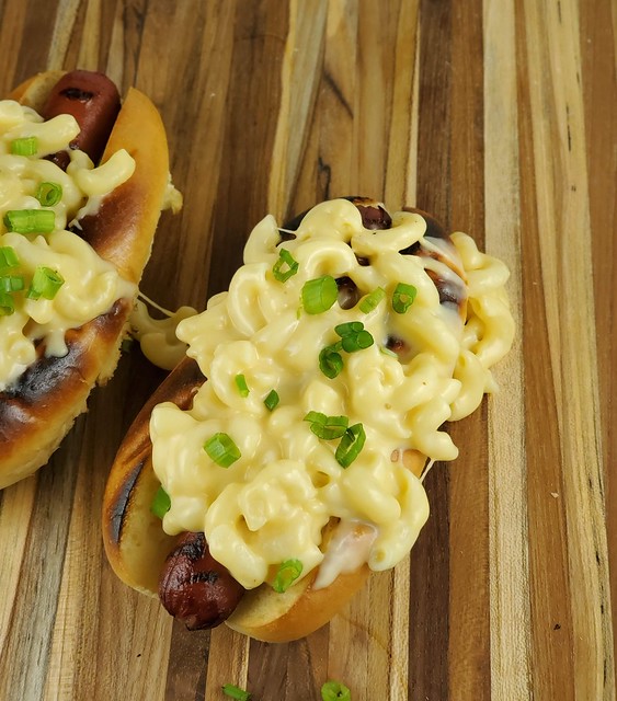 Mac and  Cheese Hot Dogs