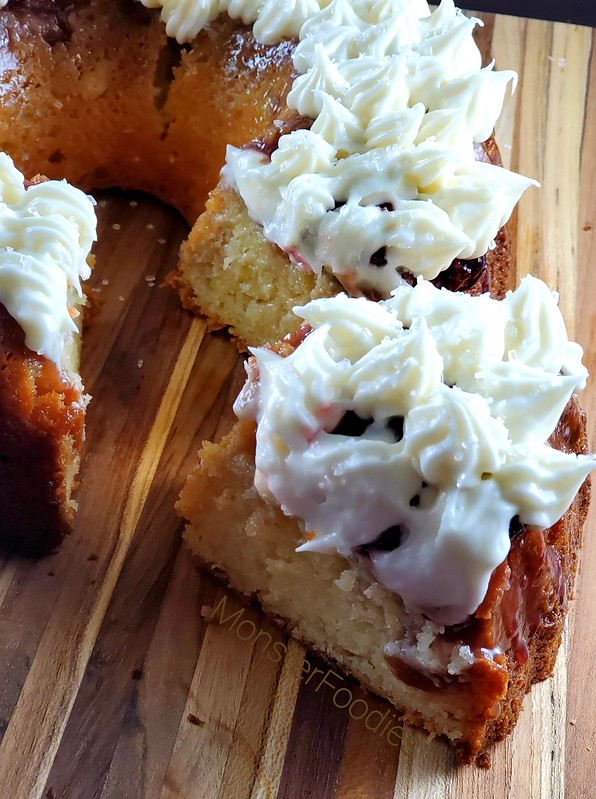 White Chocolate Raspberry Bundt Cake