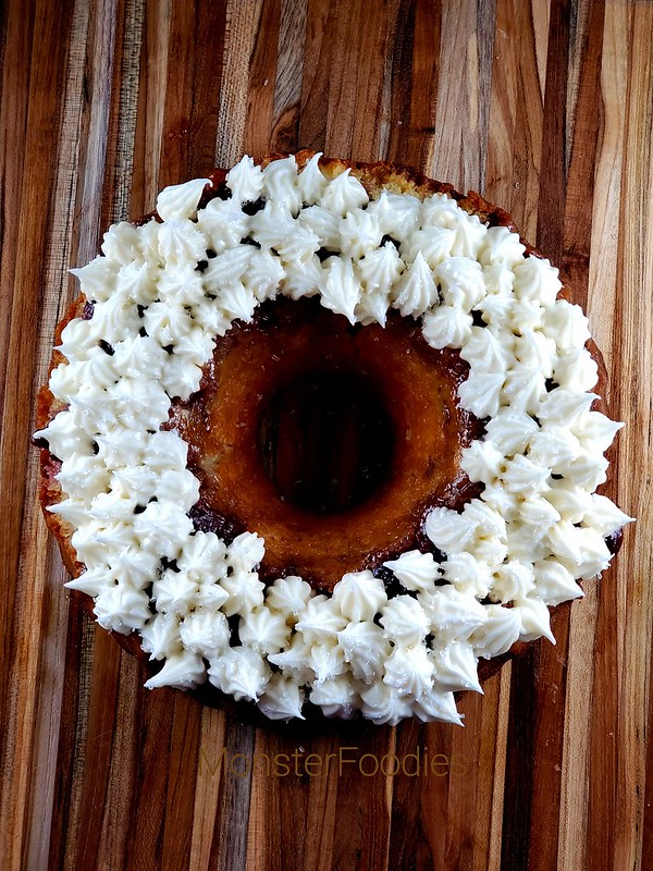 White Chocolate Raspberry Bundt Cake