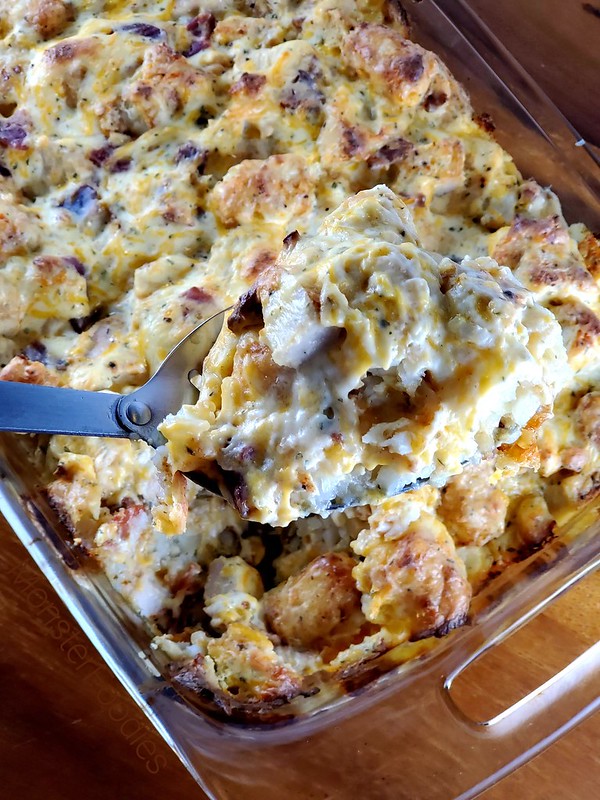 Chicken Bacon Ranch Tater Tot Casserole