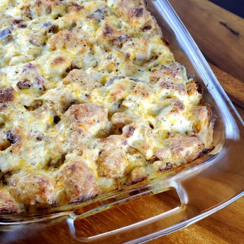 Chicken Bacon Ranch Tater Tot Casserole