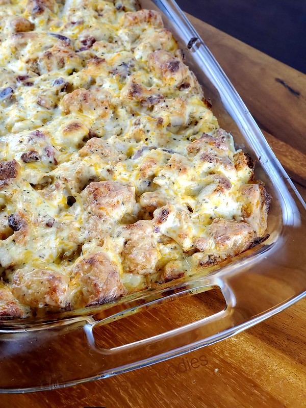 Chicken Bacon Ranch Tater Tot Casserole