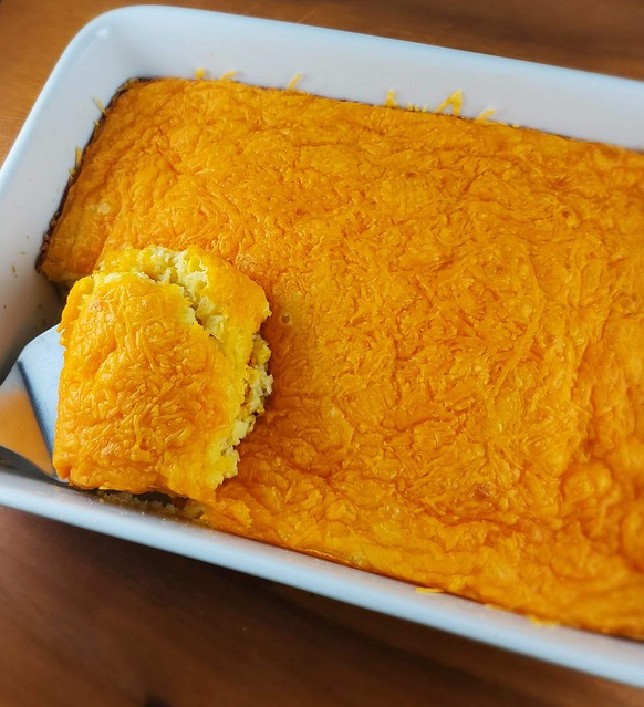 Cheesy Cornbread Casserole