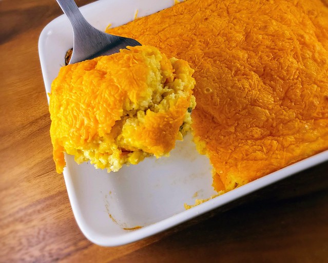 Cheesy Cornbread Casserole