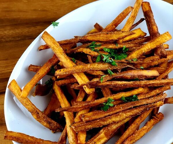 Deep Fried Sweet Potato Fries