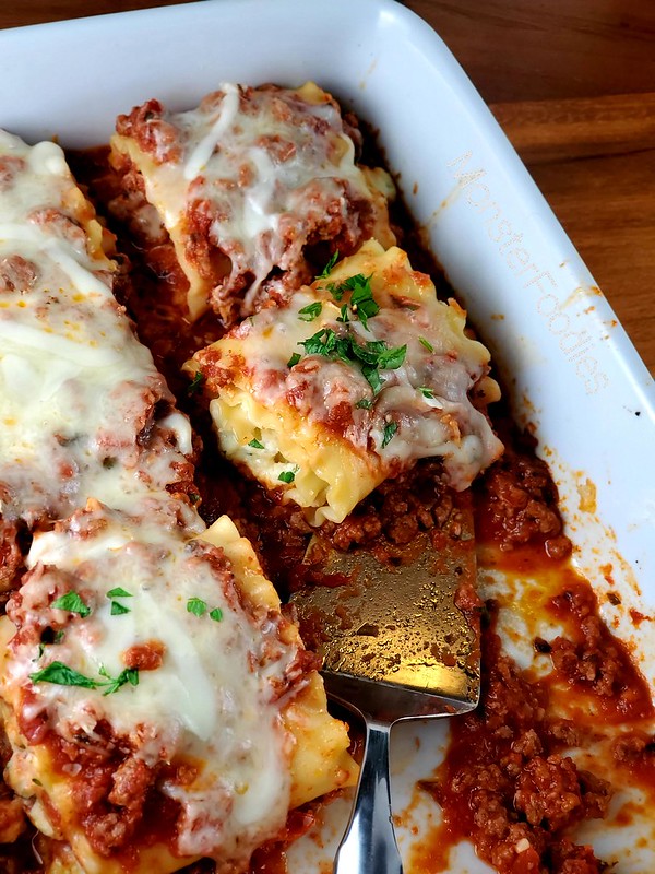 Meat Lasagna Roll Ups