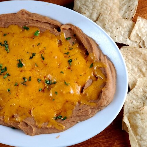 Easy Refried Bean Dip