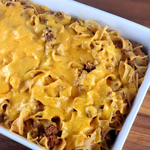 Beef Egg Noodle Casserole