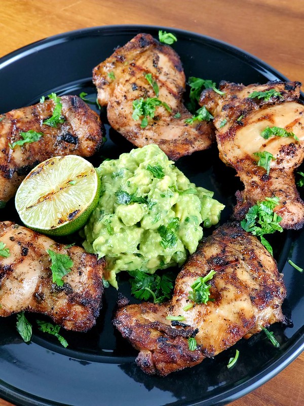 Grilled Cilantro Lime Chicken Thighs