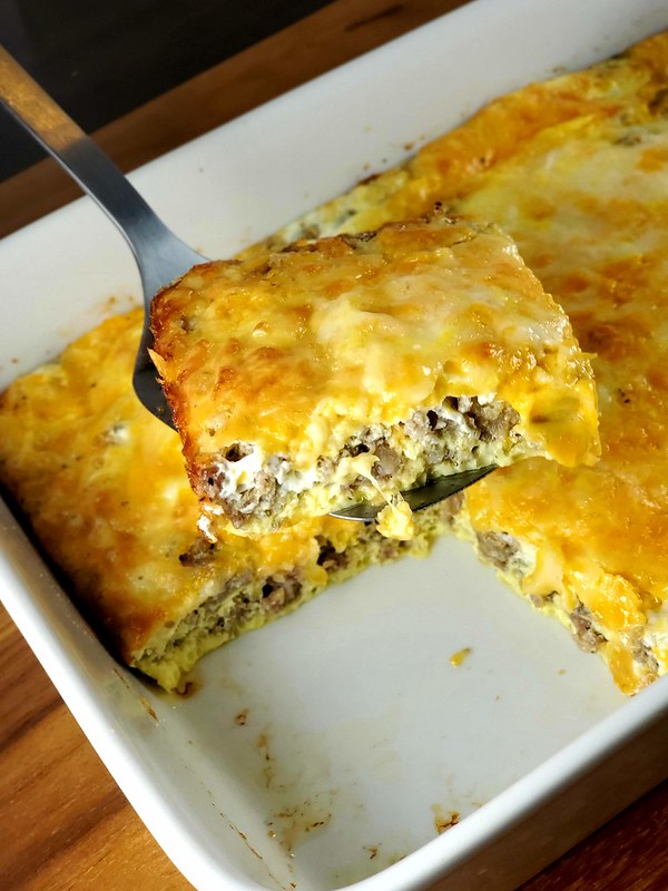 Keto Sausage Breakfast Casserole