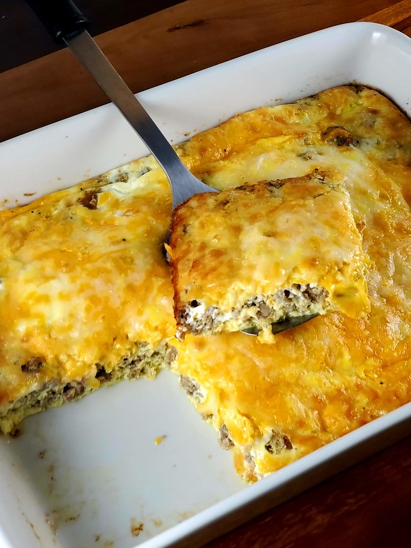 Keto Sausage Breakfast Casserole