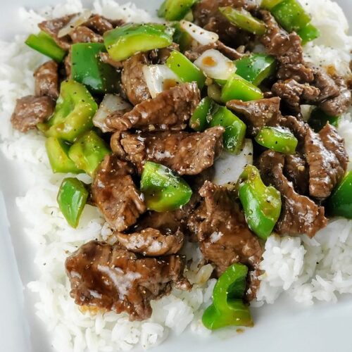 Chinese Beef in Black Pepper Sauce
