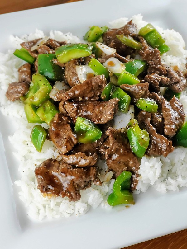 Chinese Beef in Black Pepper Sauce