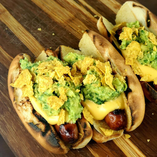 Nacho Cheese Hot Dogs