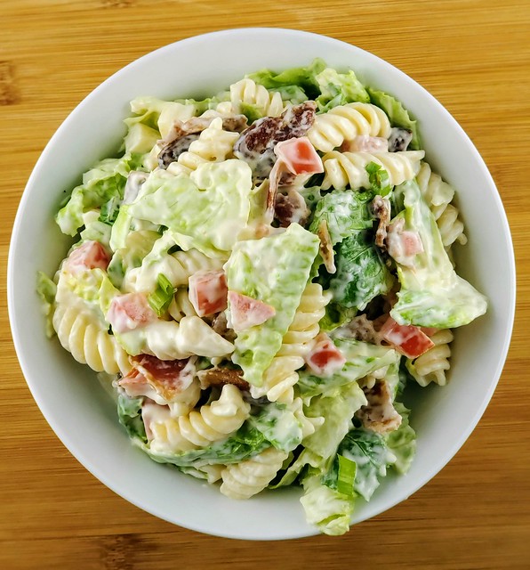 BLT Pasta Salad with Mayo