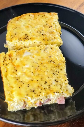 Ham Egg and Cheese Breakfast Casserole without Bread