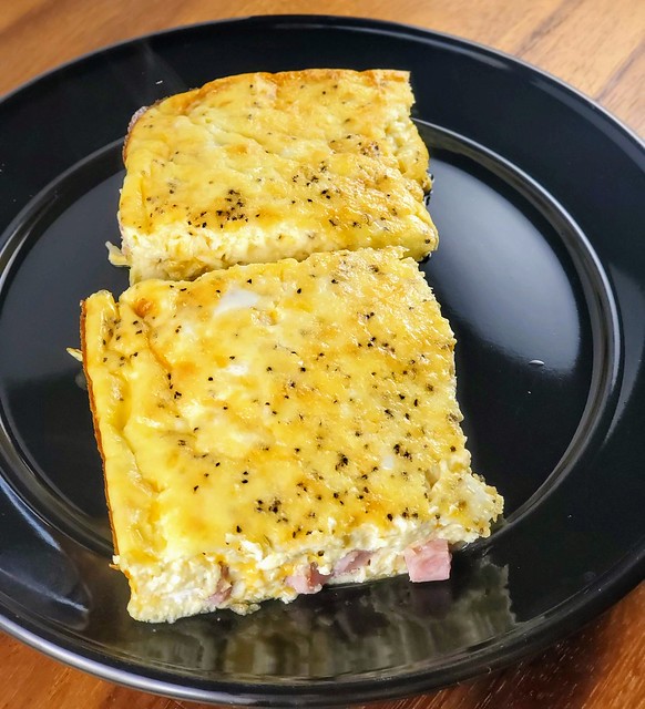 Ham Egg and Cheese Breakfast Casserole without Bread