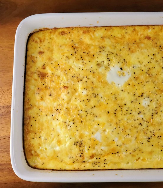 Ham Egg and Cheese Breakfast Casserole without Bread