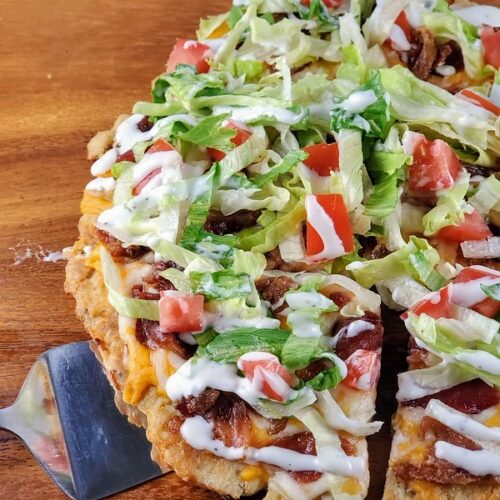 Ground Chicken Pizza Crust