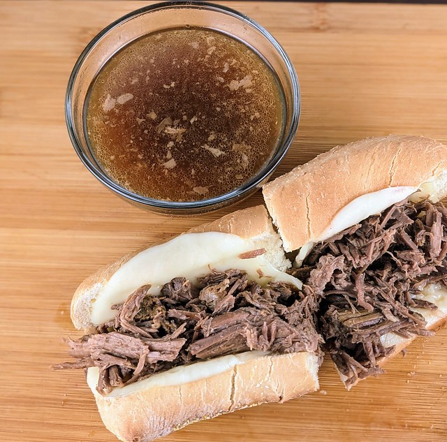 Crockpot French Dip Sandwiches