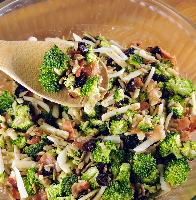 Broccoli Salad with Bacon and Cranberries