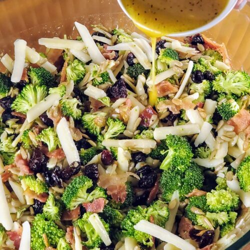 Broccoli Salad with Bacon and Cranberries