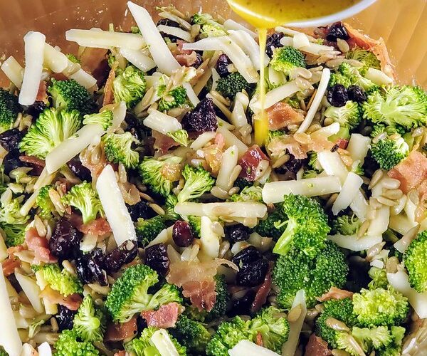 Broccoli Salad with Bacon and Cranberries
